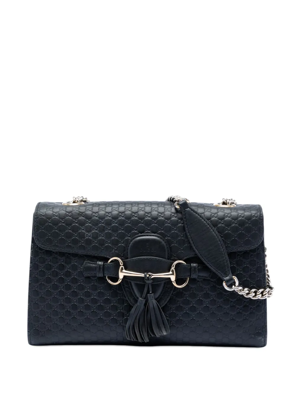 Gucci Pre-Owned 2016-2026 Medium Microguccissima Emily shoulder bag - Nero