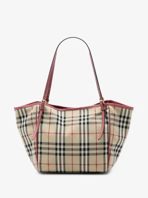 Burberry Pre-Owned 2000-2017 Small Haymarket Check Canvas Canterbury tote bag