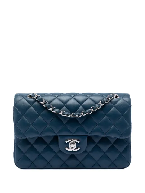 CHANEL Pre-Owned 2016-2017 Small Classic Lambskin Double Flap shoulder bag