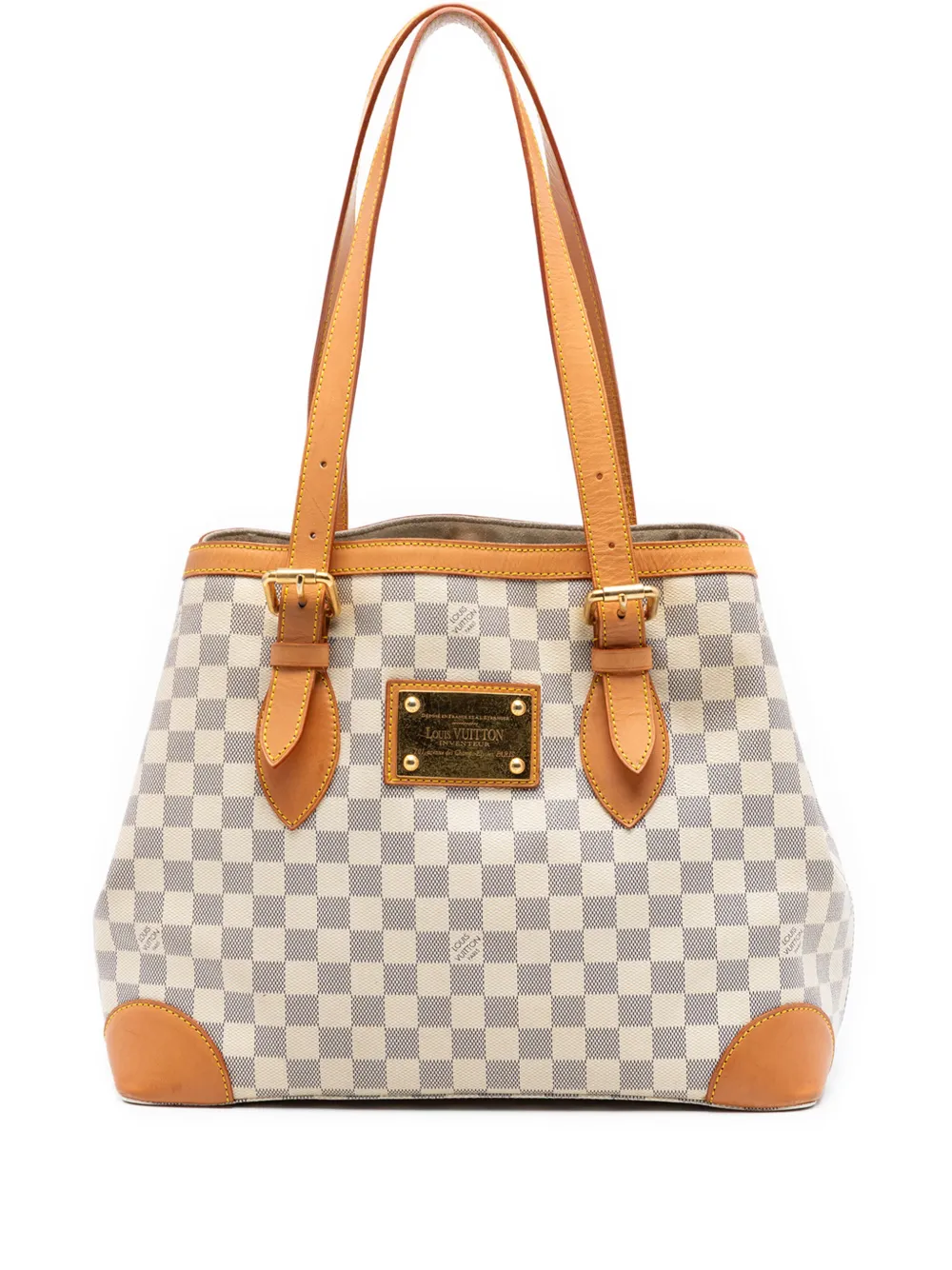 Louis Vuitton Pre-Owned 2009 Damier Azur Hampstead MM tote bag - White