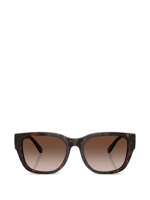 Diesel tortoiseshell-effect square-frame sunglasses