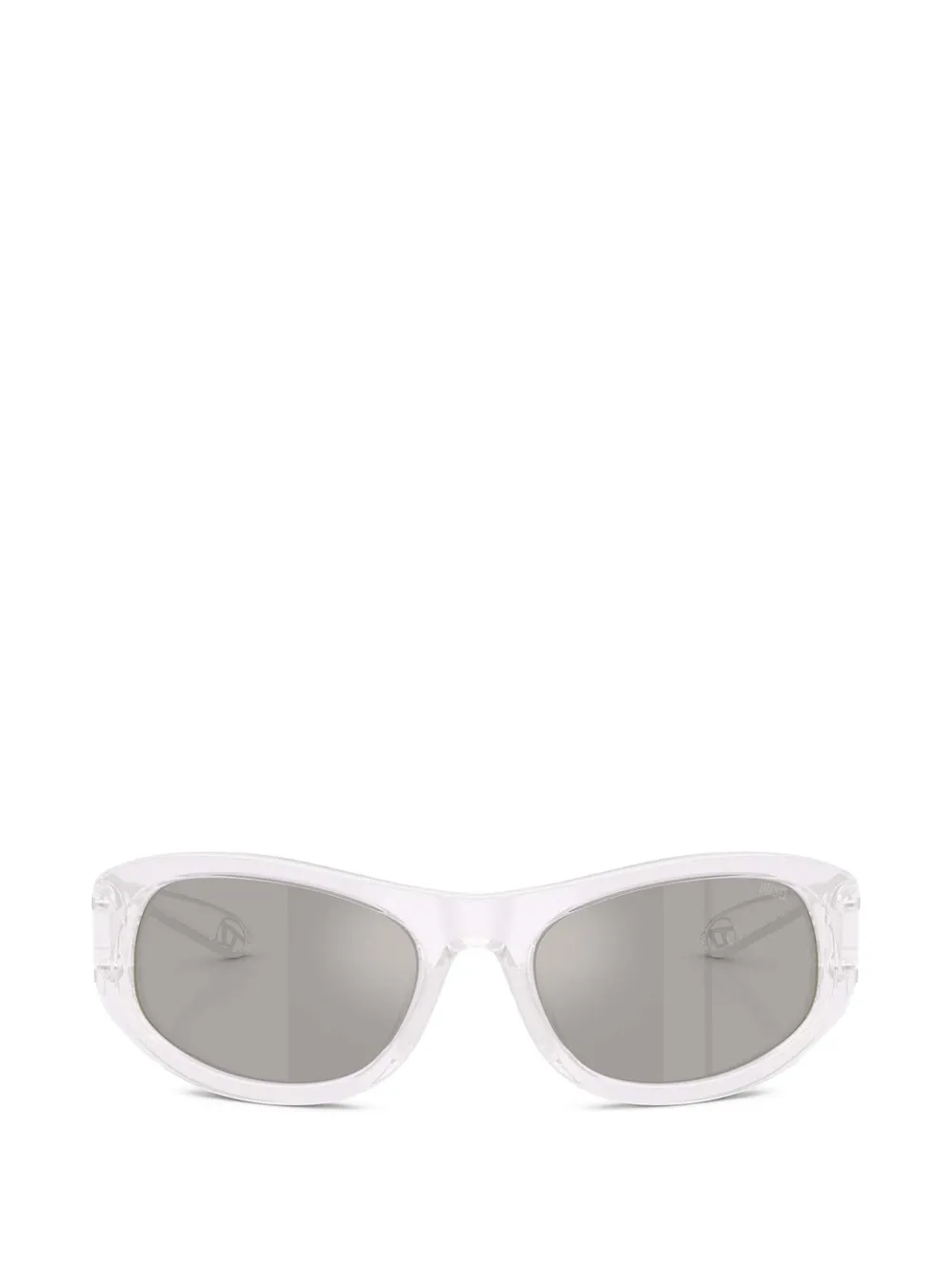 Diesel oval-frame sunglasses - Weiß