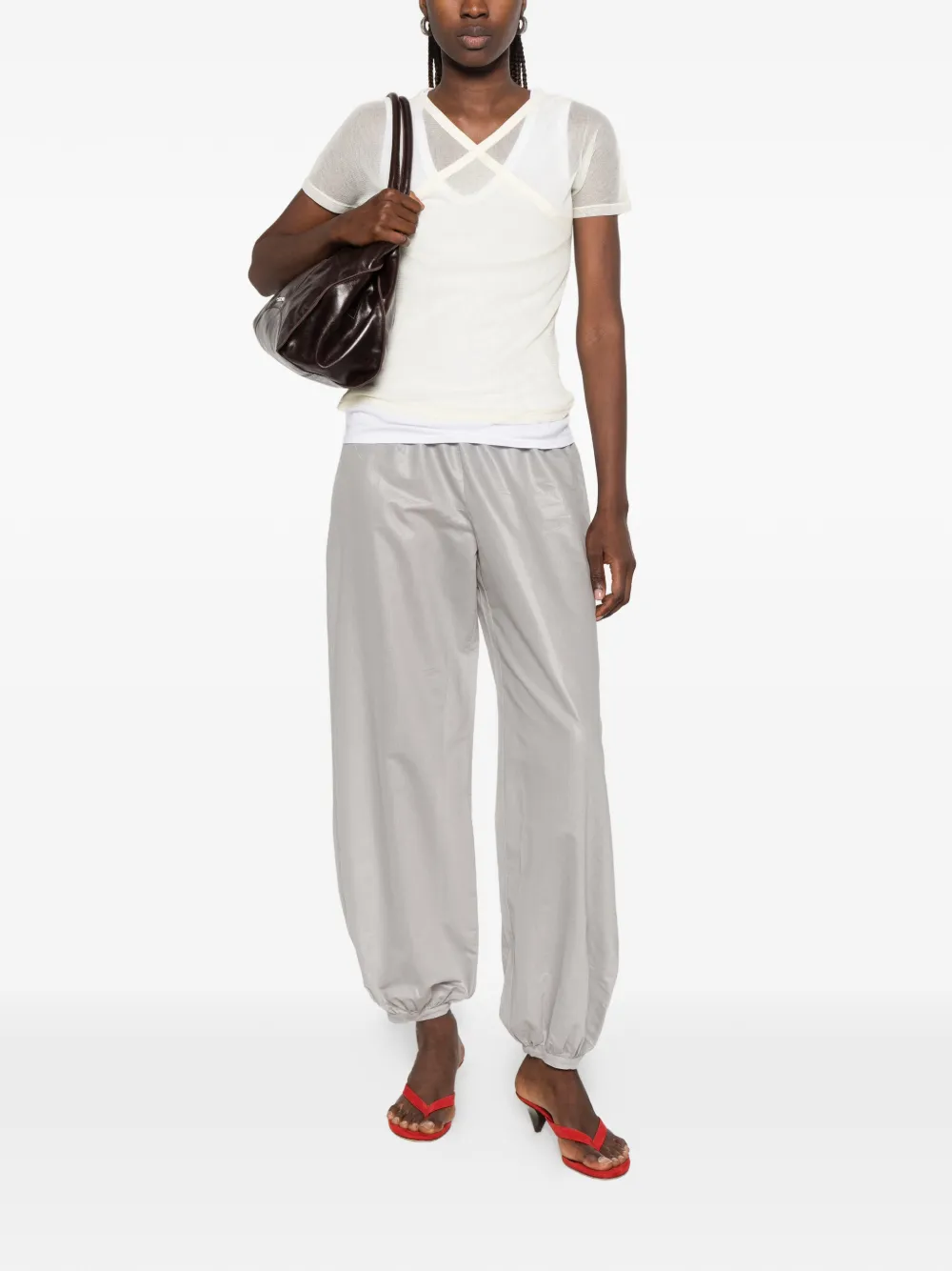 Olimpia V-neck T-shirt from Paloma Wool