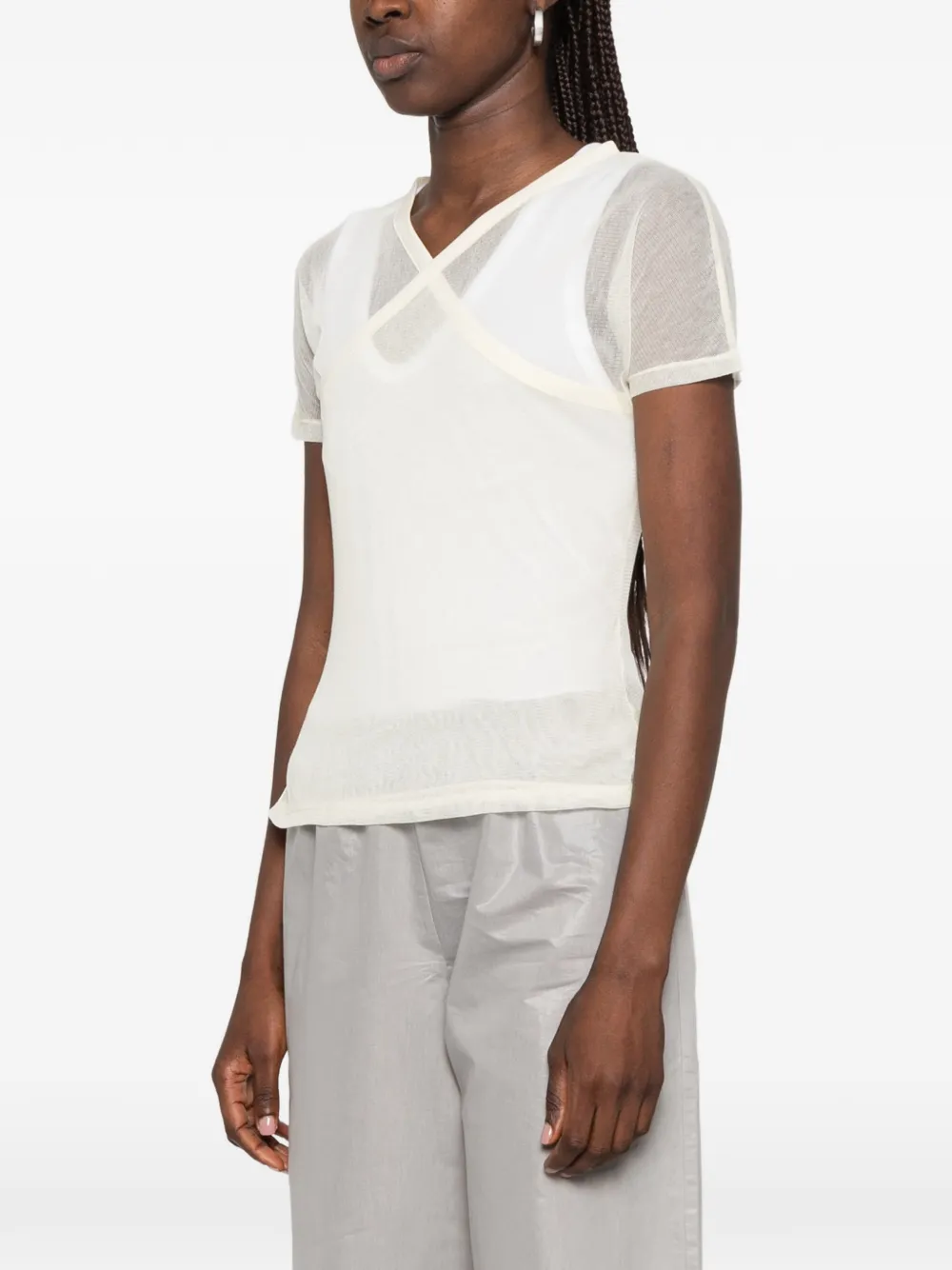 Olimpia V-neck T-shirt from Paloma Wool