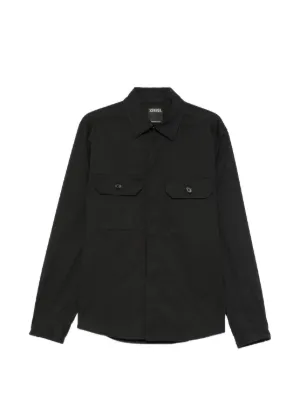 LOEWE Workwear Shirt Jacket | Black | FARFETCH IN
