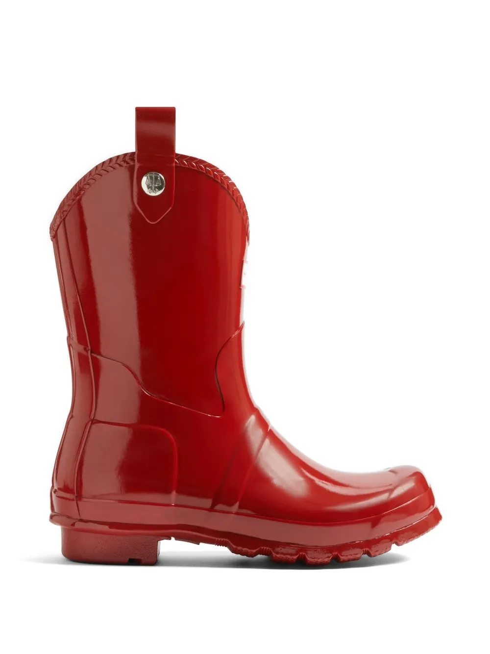 Hunter Cowboylaarzen met logodetail Rood