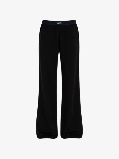 Diesel track pants in light stretch scuba