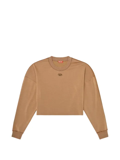 Diesel logo-detail cropped sweatshirt