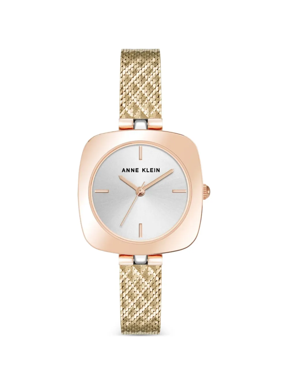 ANNE KLEIN cushion case 26mm watch - Argento