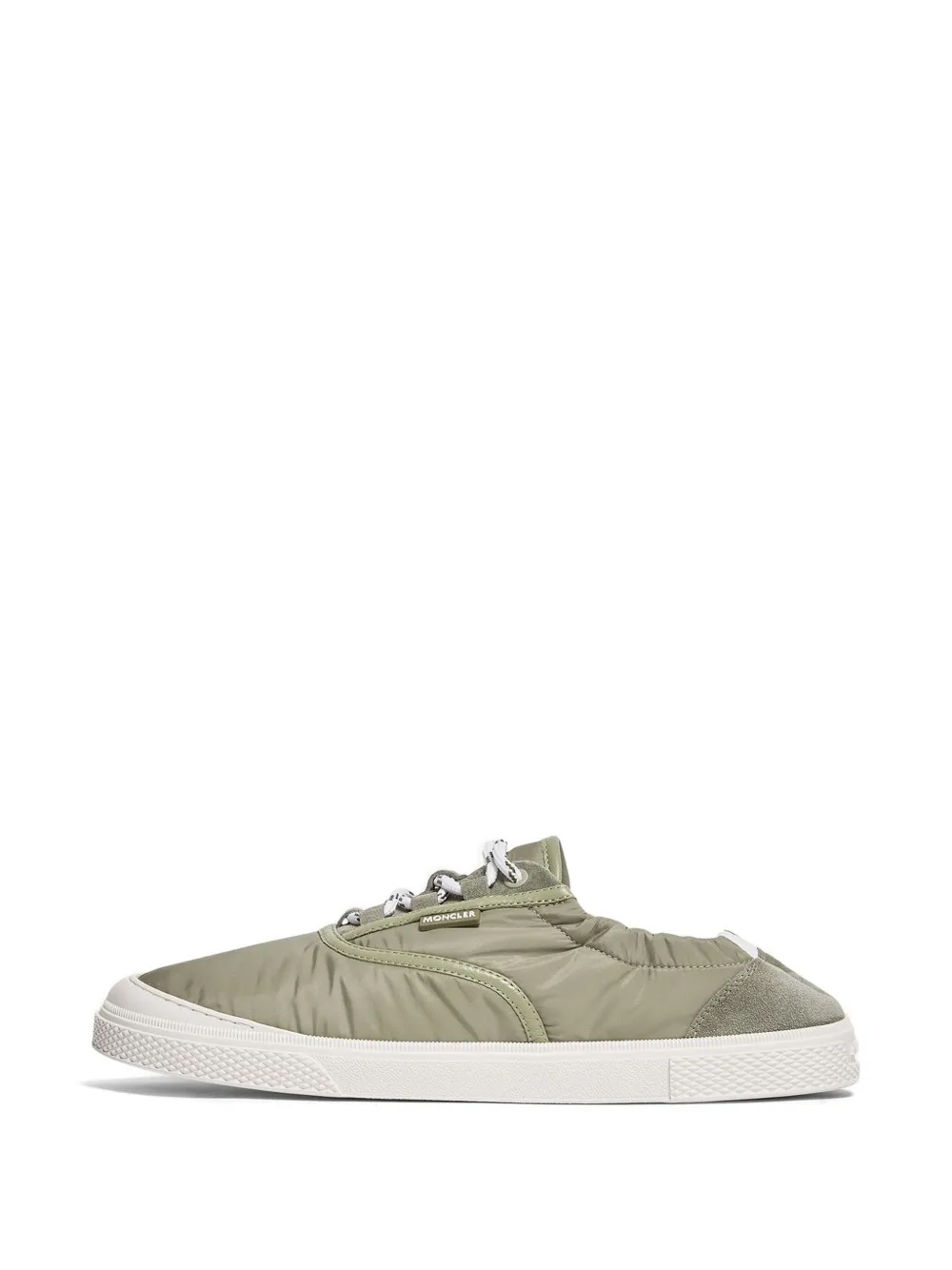 Moncler quilted panelled sneakers Groen