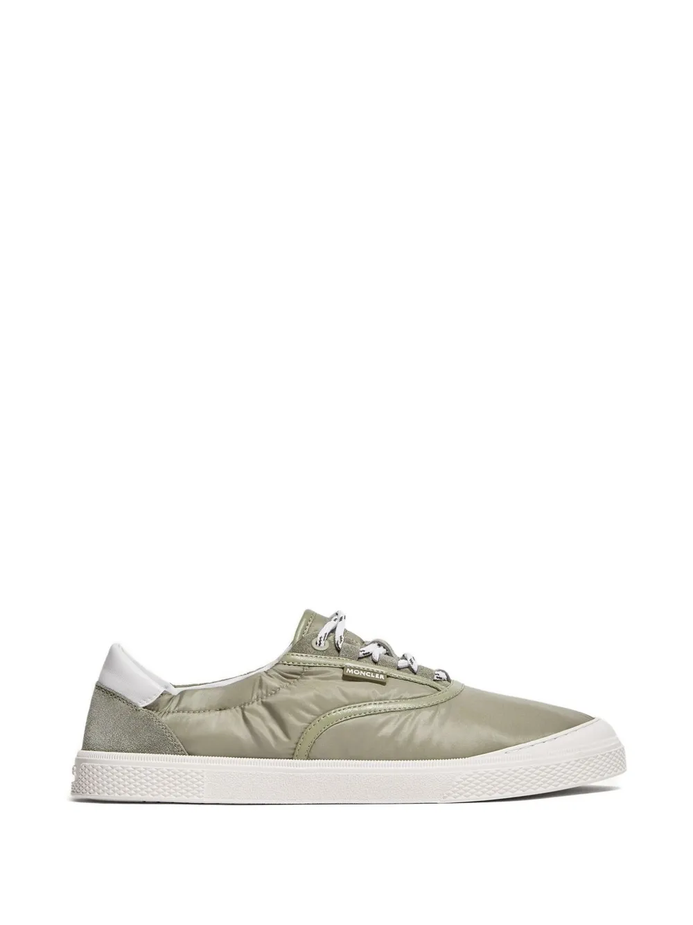 Moncler quilted panelled sneakers Groen