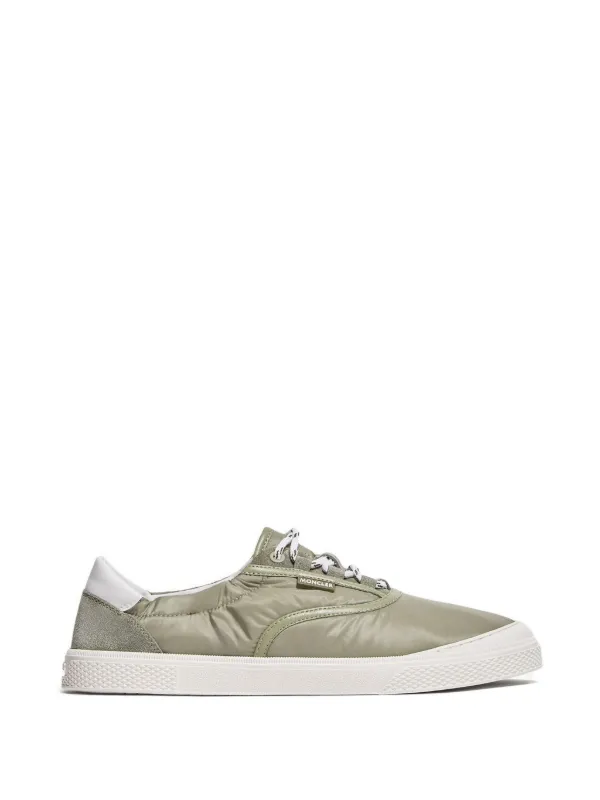 Moncler Vera Leisure Padded Sneakers in Green