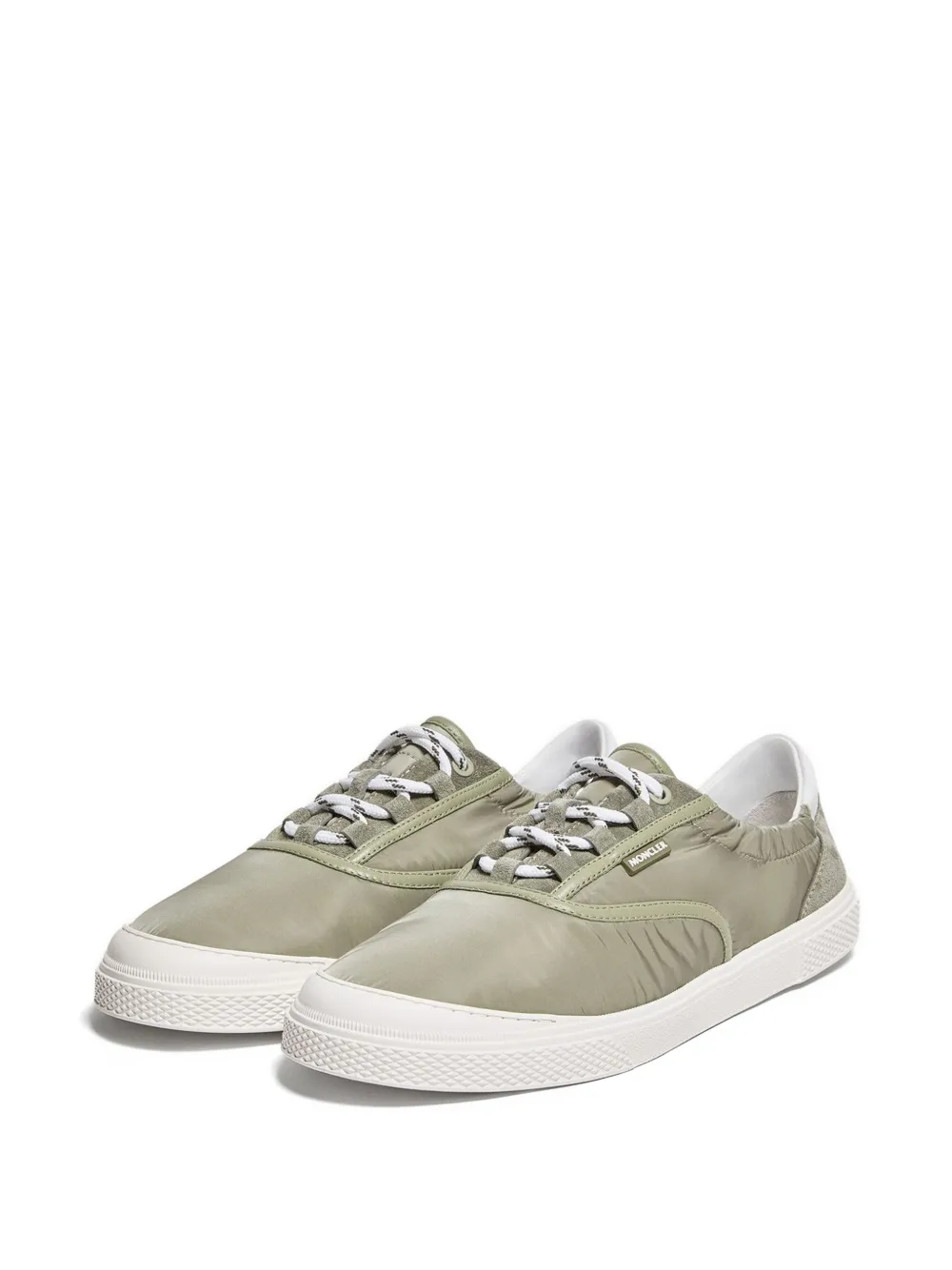 Moncler quilted panelled sneakers Groen