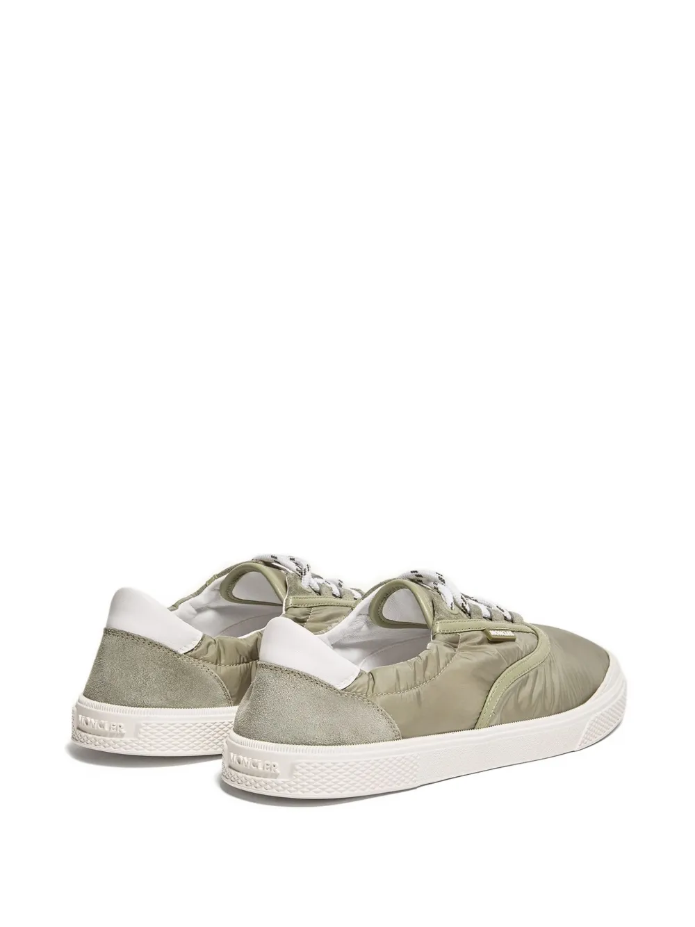 Moncler quilted panelled sneakers Groen