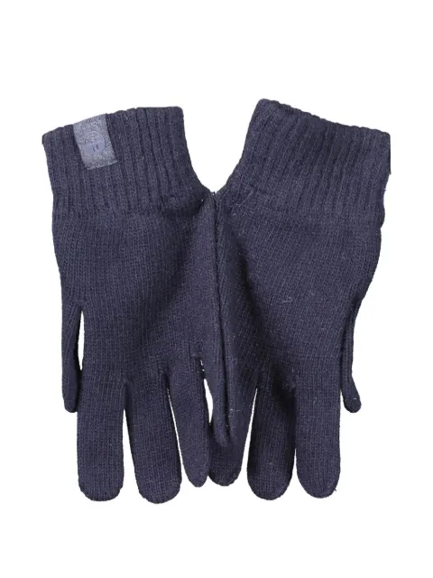 North Sails ribbed-knit logo-patch gloves