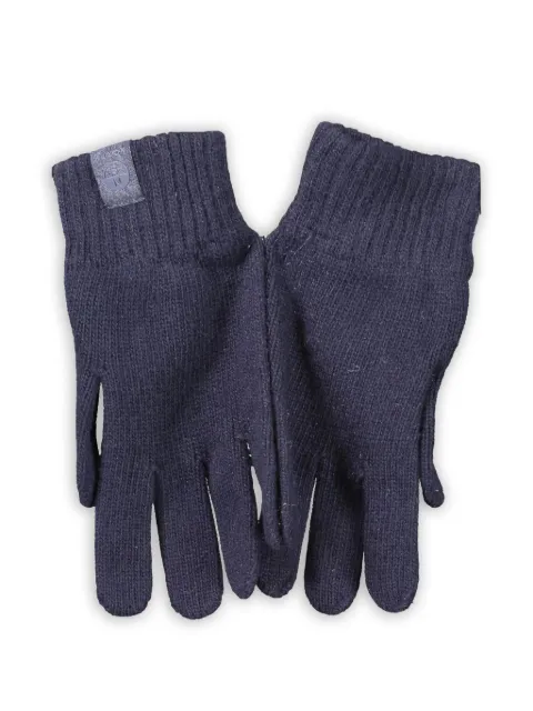 North Sails ribbed-knit logo-patch gloves