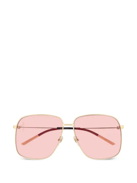 Gucci lentes de sol con armazón cuadrada