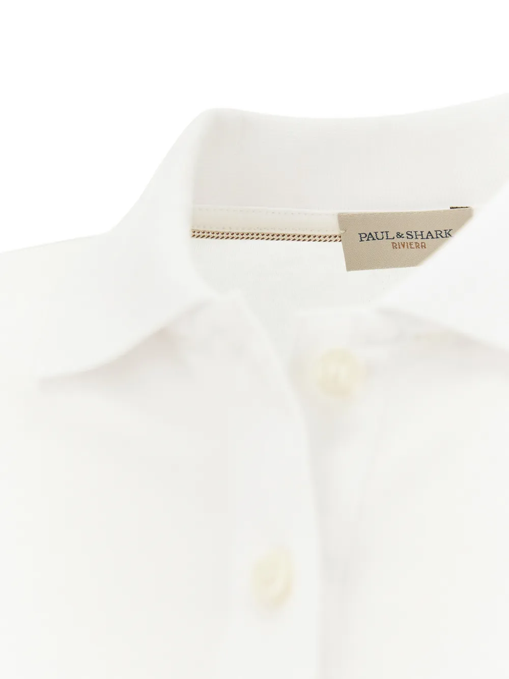 Paul & Shark Supima poloshirt met korte mouwen Wit
