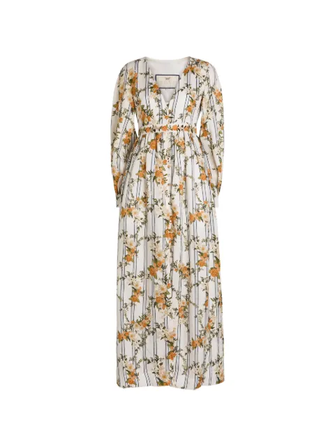 Agua By Agua Bendita vestido largo Frambuesa