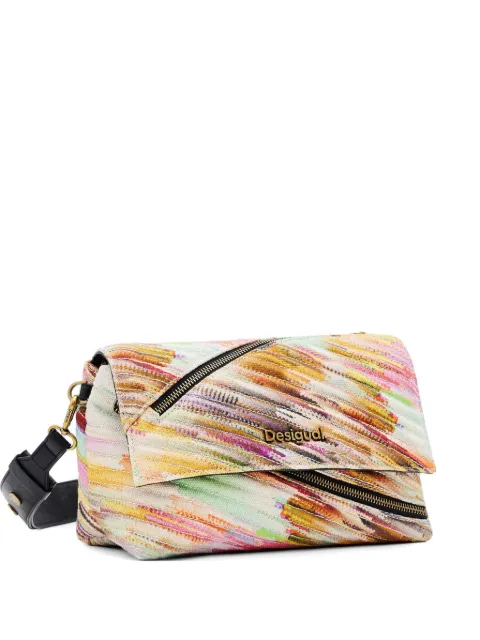 Desigual abstract-print foldover tote bag