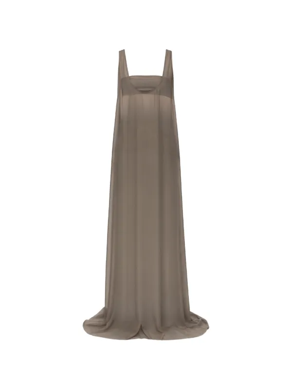 sheer maxi tank dress ARRANGE - Sheer Disc Sequin Maxi Tank Dress - Women - Polyester - 4 US