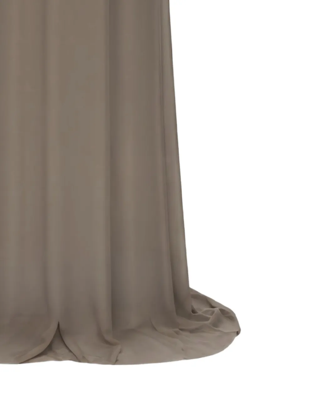 Rick Owens Tank zijden avondjurk met doorzichtig vlak Grijs