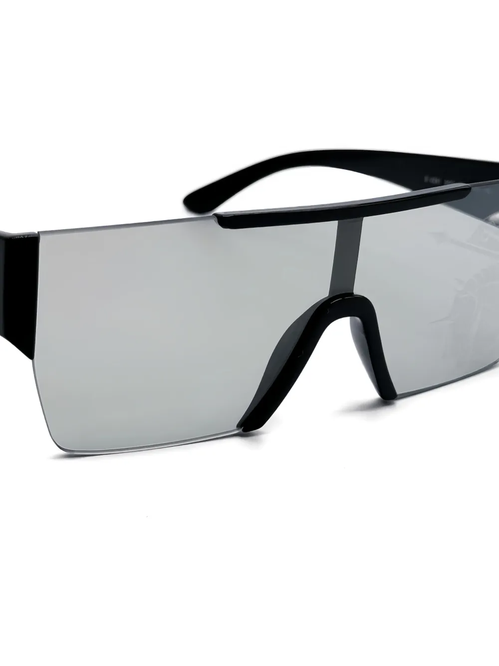 Burberry Eyewear Zonnebril met vierkant semi-randloos montuur Zwart
