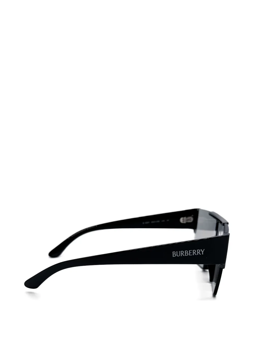 Burberry Eyewear Zonnebril met vierkant semi-randloos montuur Zwart