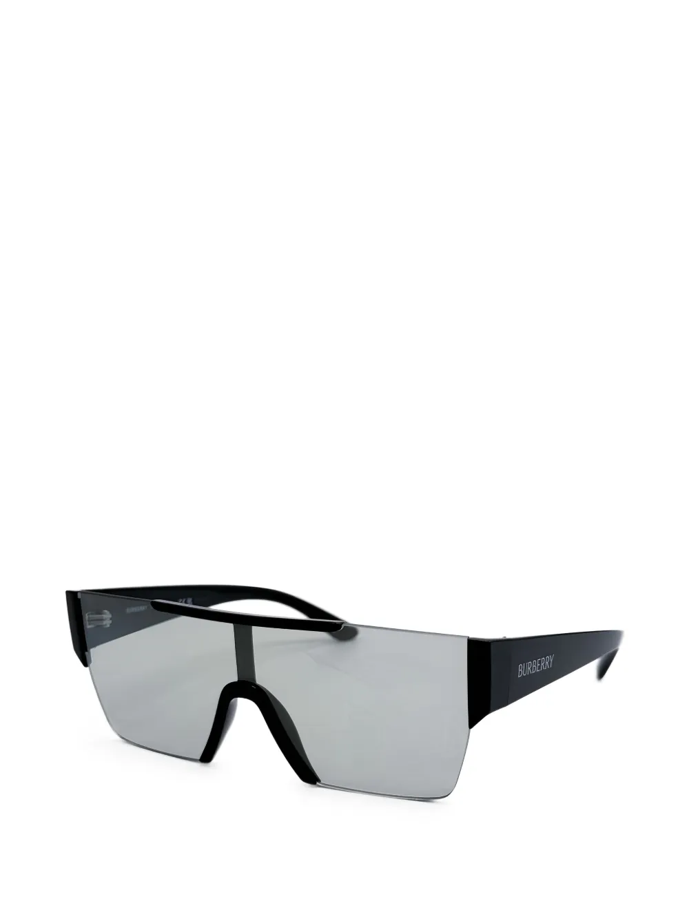 Burberry Eyewear Zonnebril met vierkant semi-randloos montuur Zwart