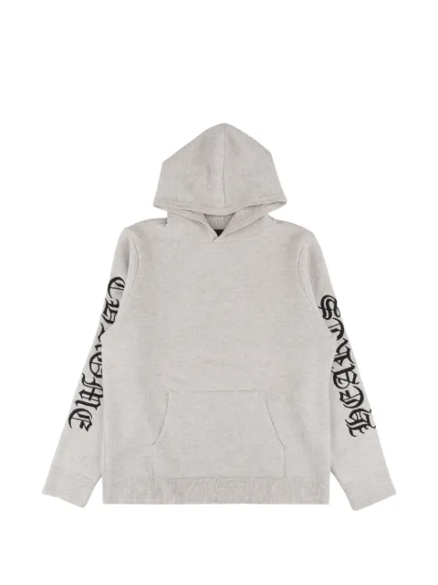 Chrome Hearts hoodie en cachemire à logo brodé