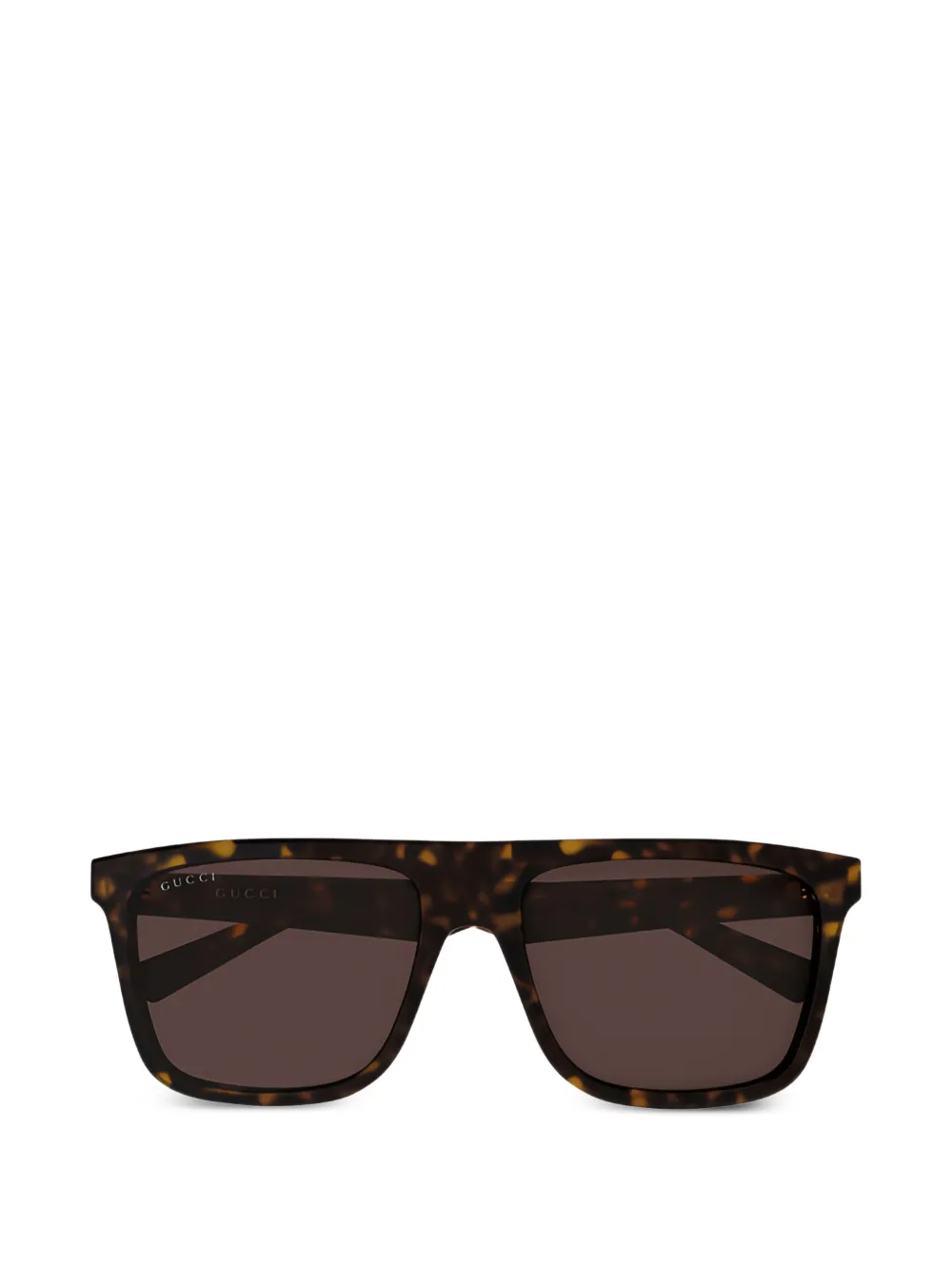 Gucci Eyewear tortoiseshell-effect square-frame sunglasses - Marrone