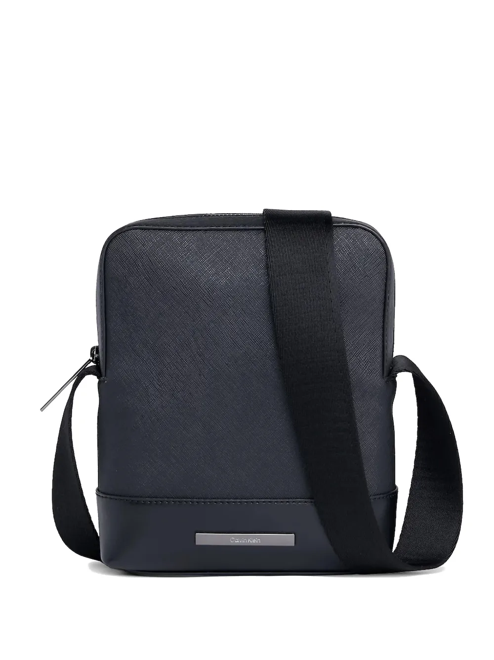 Calvin Klein logo-plaque messenger bag - Nero