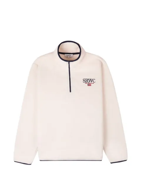 Sporty & Rich sudadera con medio cierre