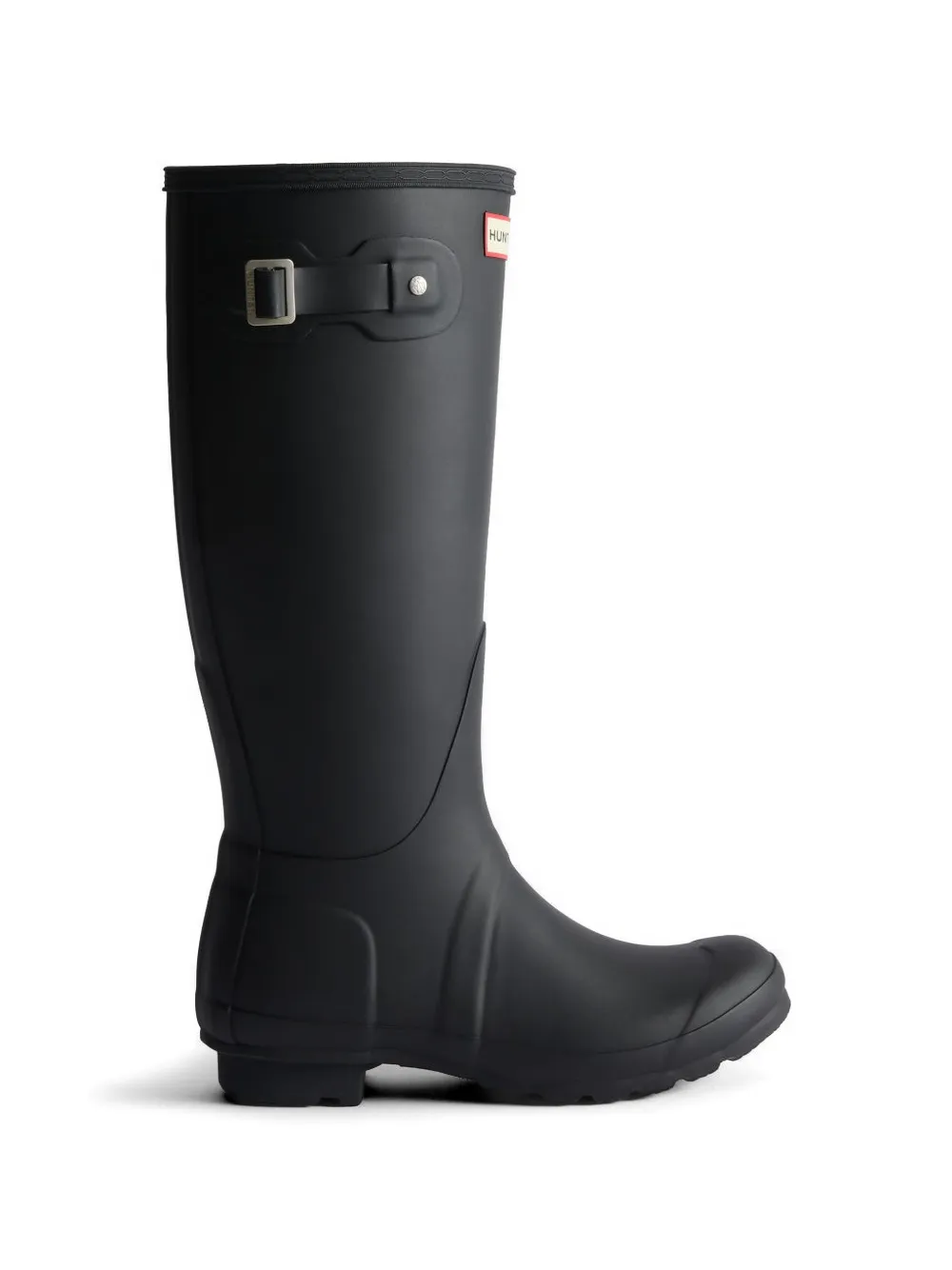 Hunter Original Tall tartan-lining boots - Nero