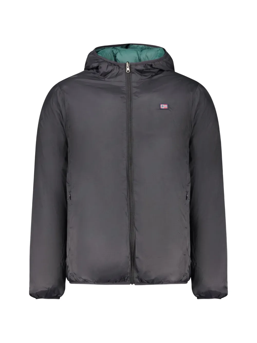 NORWAY 1963 reversible hooded jacket Zwart