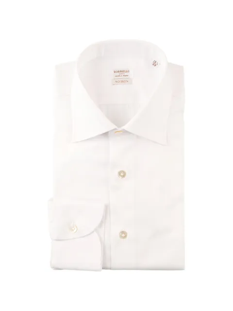 BORRIELLO NAPOLI spread-collar long-sleeved shirt