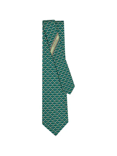 Ferragamo corbata de seda Club