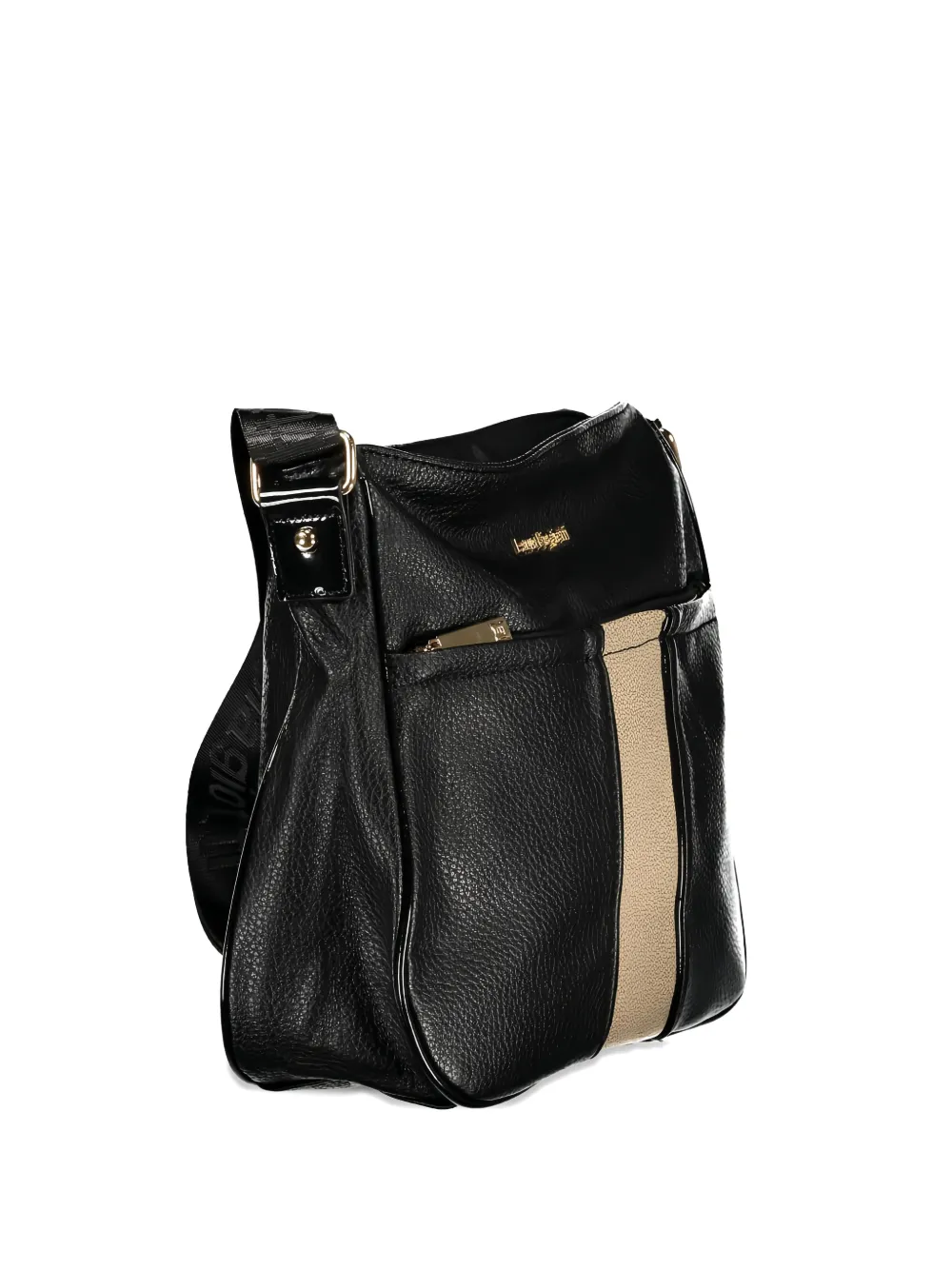 Laura Biagiotti Gillman striped crossbody bag - Nero