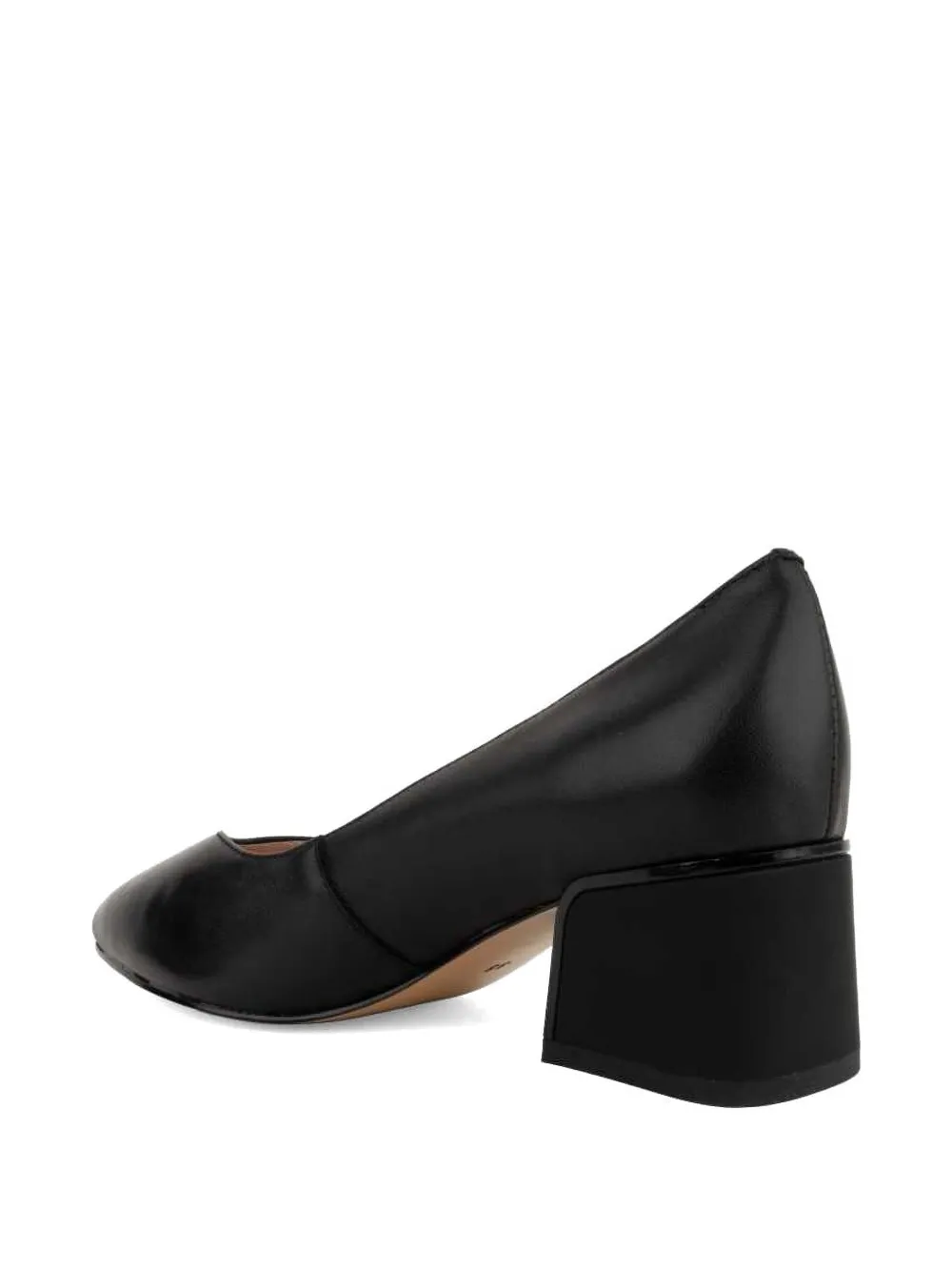 LINDA BAUMANN pointed-toe block-heel pumps Zwart