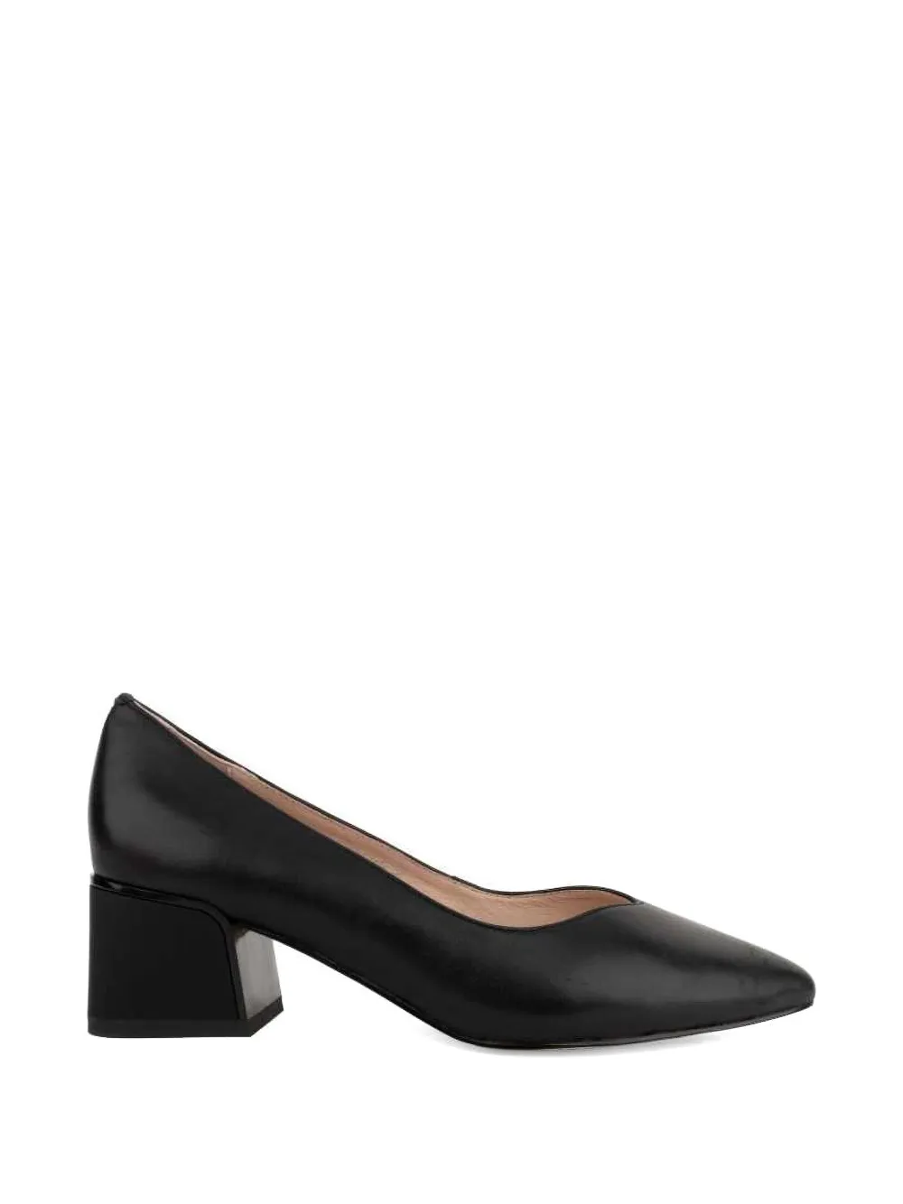 LINDA BAUMANN pointed-toe block-heel pumps Zwart