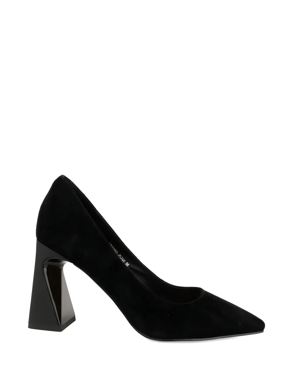 LINDA BAUMANN pointed-toe sculptural-heel pumps Zwart