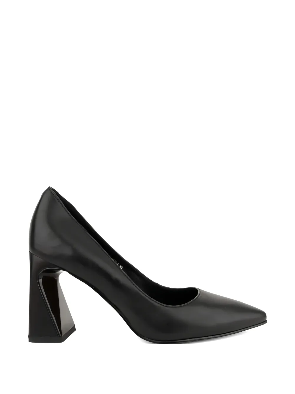 LINDA BAUMANN pointed-toe sculptural-heel pumps Zwart