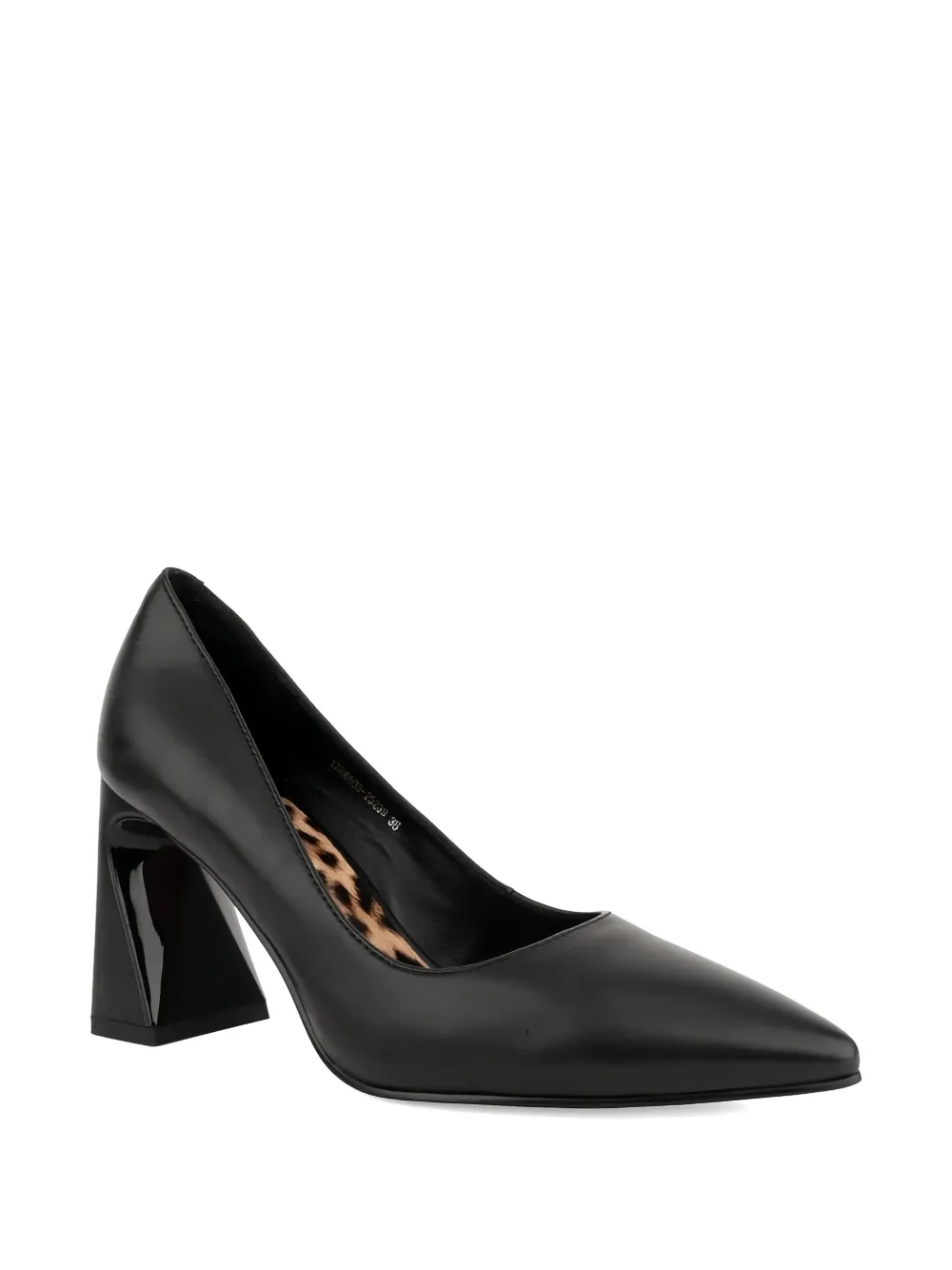 LINDA BAUMANN pointed-toe sculptural-heel pumps Zwart