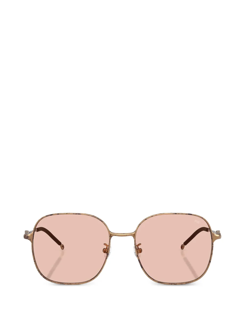 Diesel square-frame sunglasses - Gold