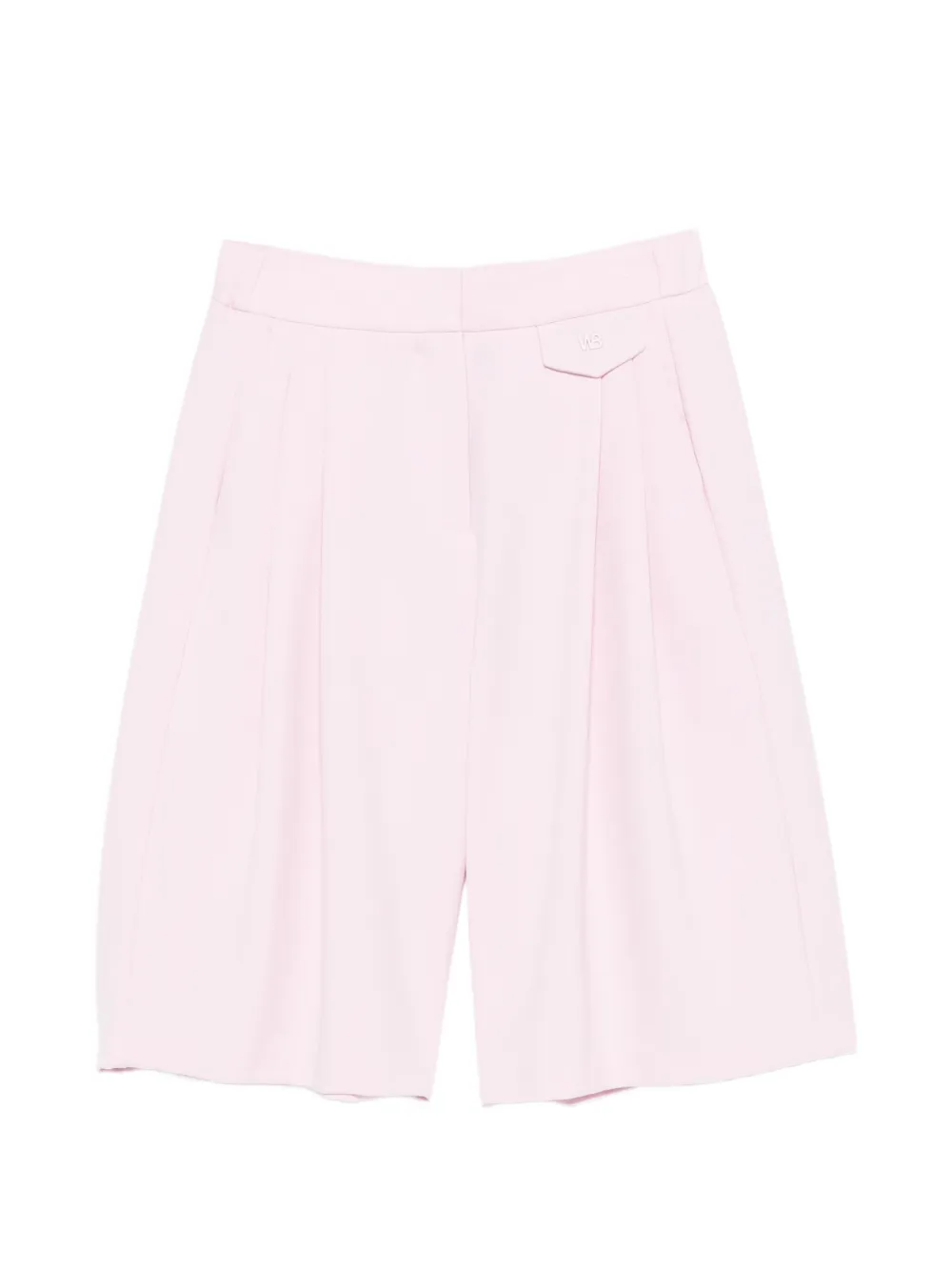 WRSTBHVR pleated tailored shorts - Rosa