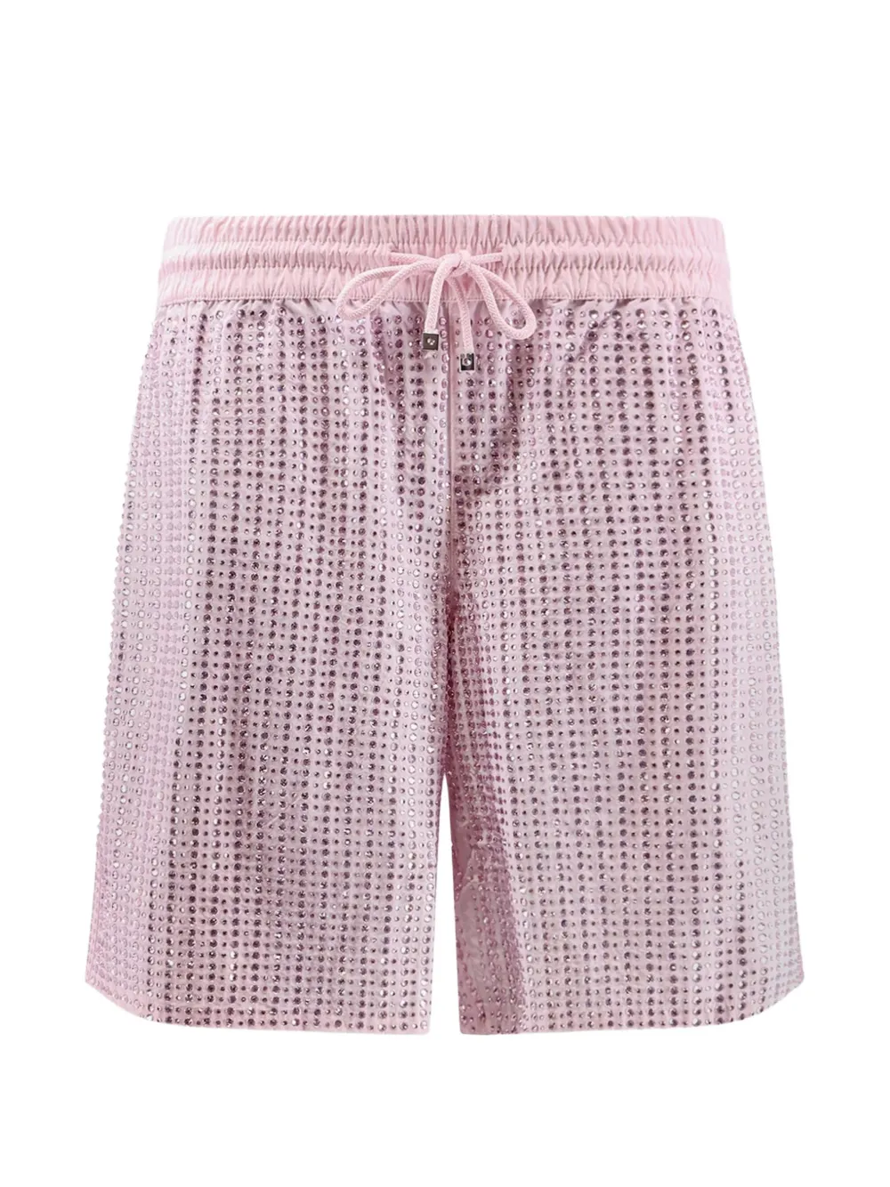 VENUJA crystal-embellished drawstring shorts - Rosa