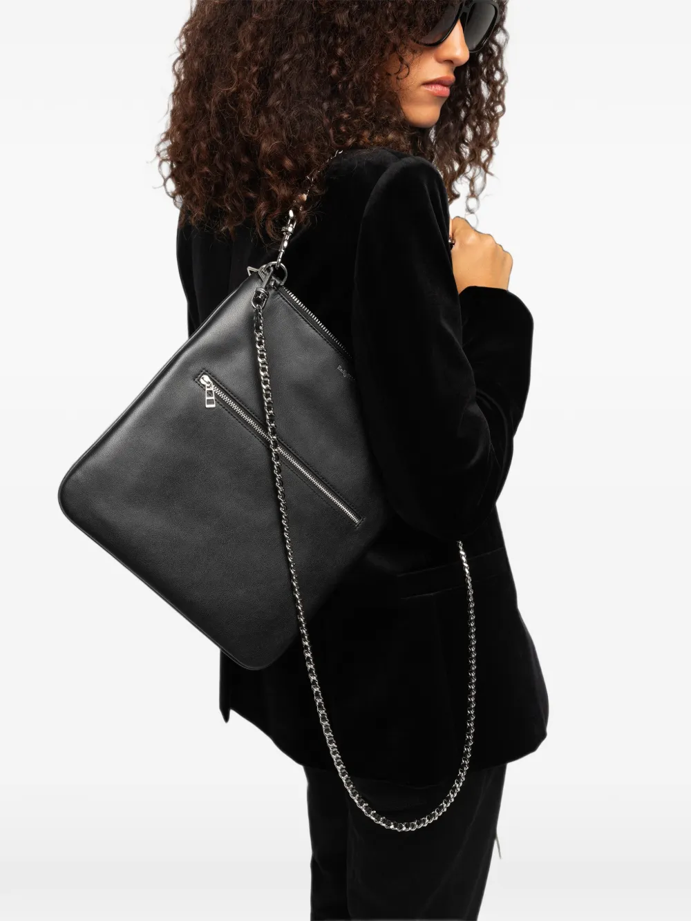 Zadig&Voltaire Rock 26 clutch Zwart