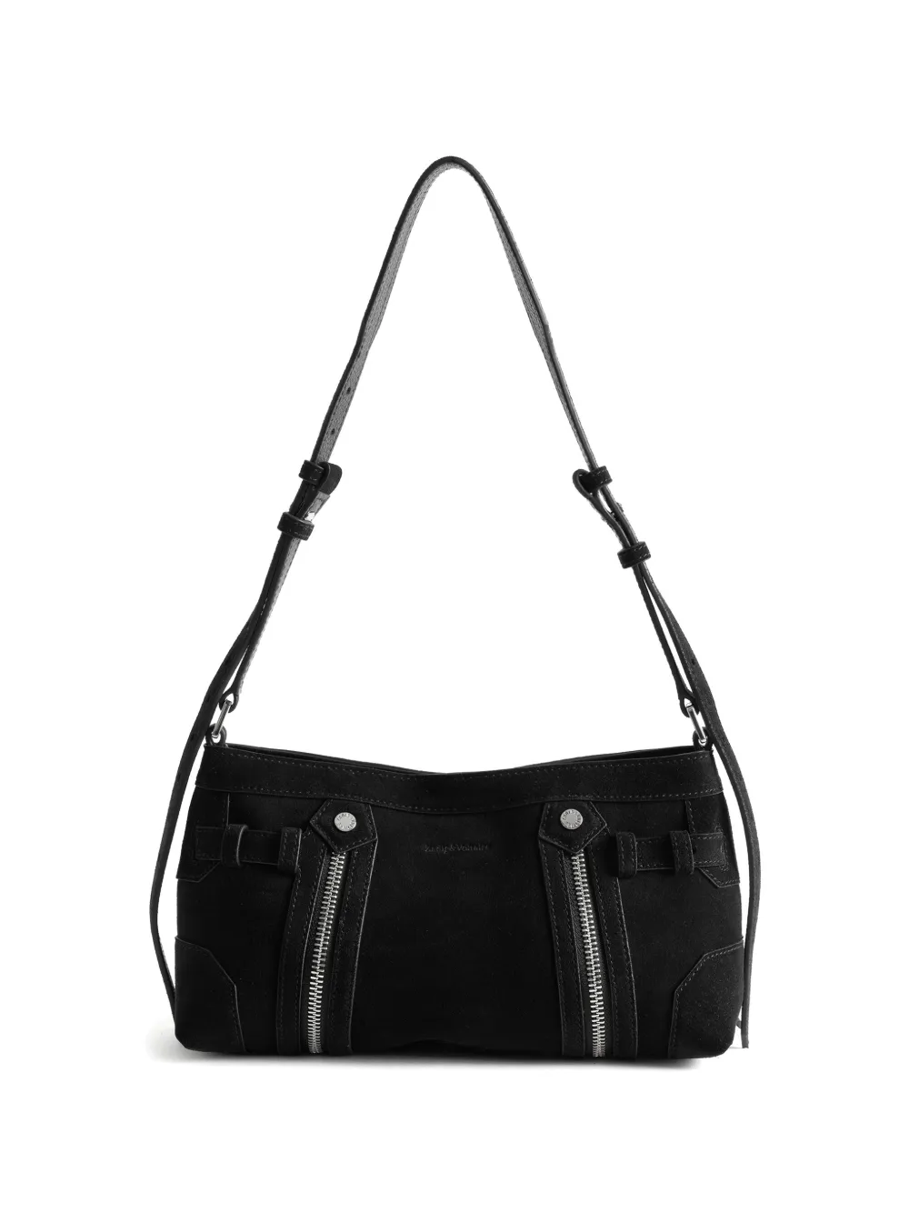 Zadig&Voltaire Madison suède mini-tas Zwart