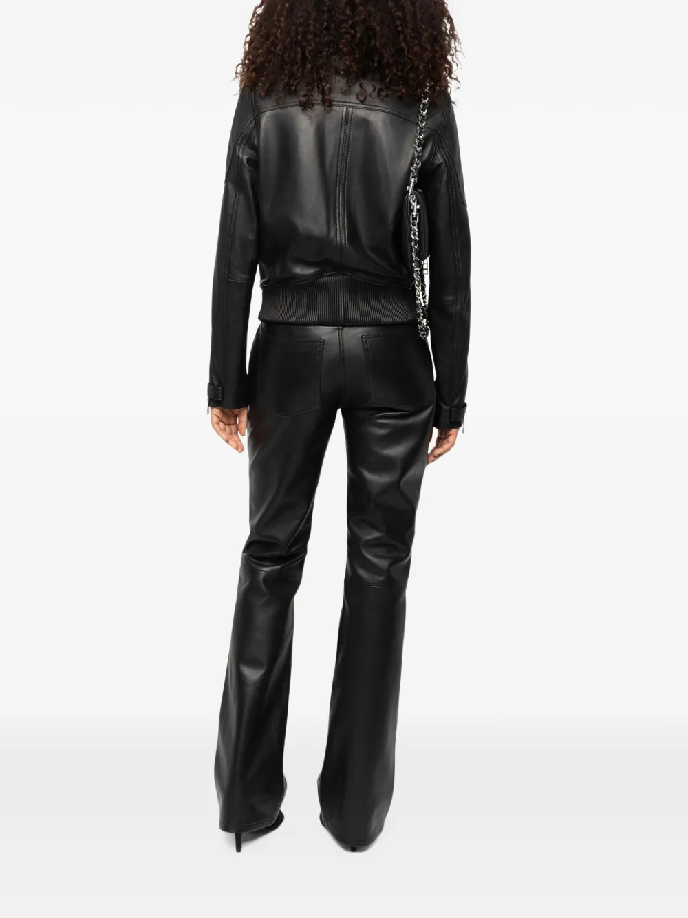 Zadig&Voltaire Eclipsa leather trousers Zwart