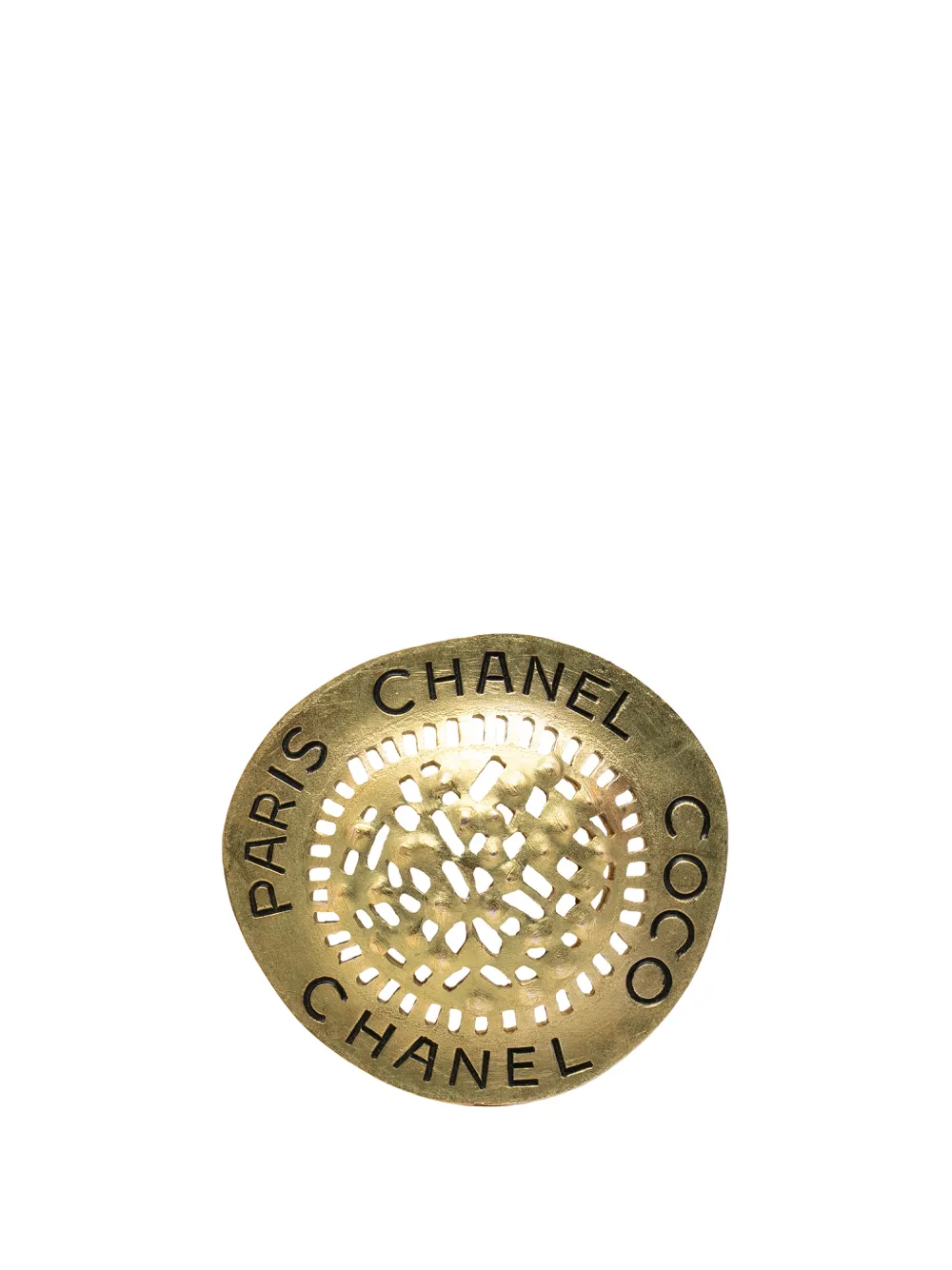 CHANEL Pre-Owned 1994 Gold Plated Hat Pin Brooch costume brooch - Oro